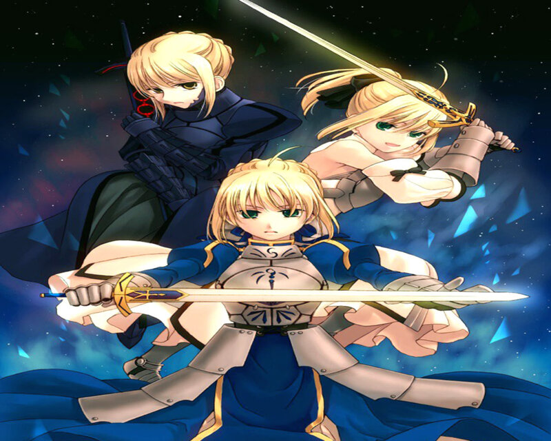Three Blonde Female Warriors