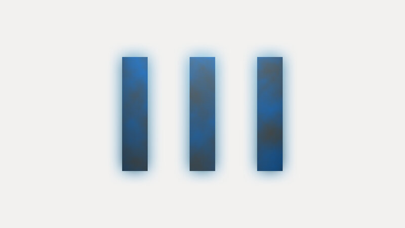 Three Blue Bars