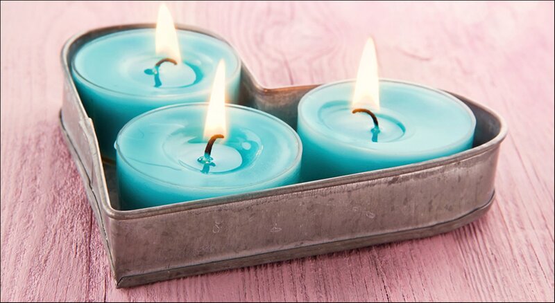 Three Blue Candles — Calm