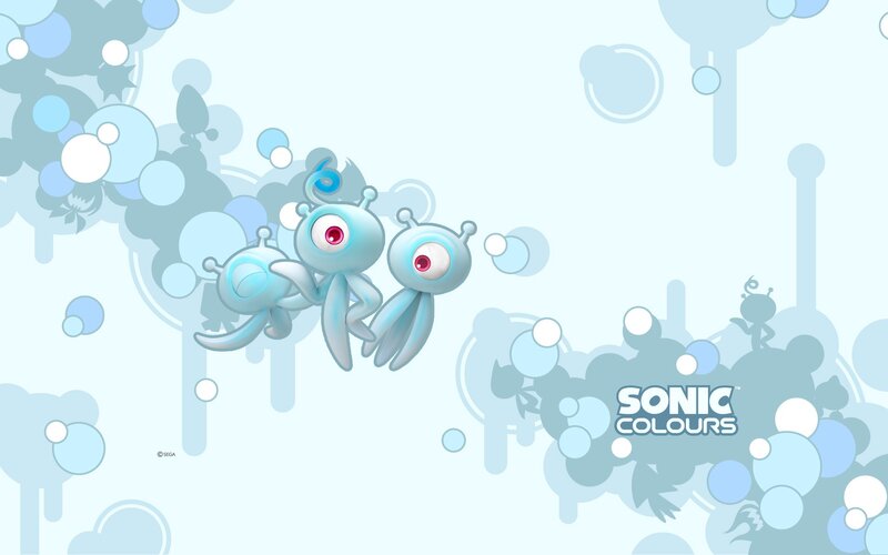 Three Blue Creatures
