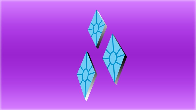 Three Blue Crystals