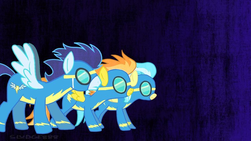 Three Blue Ponies
