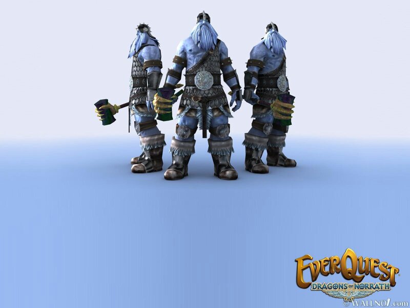 Three Blue-skinned Warriors — Blue