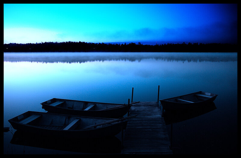 Three Boats at Dock