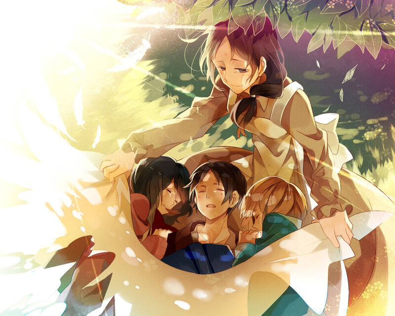 Three Boys in a Basket