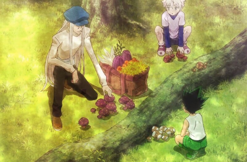 Three Boys in Forest