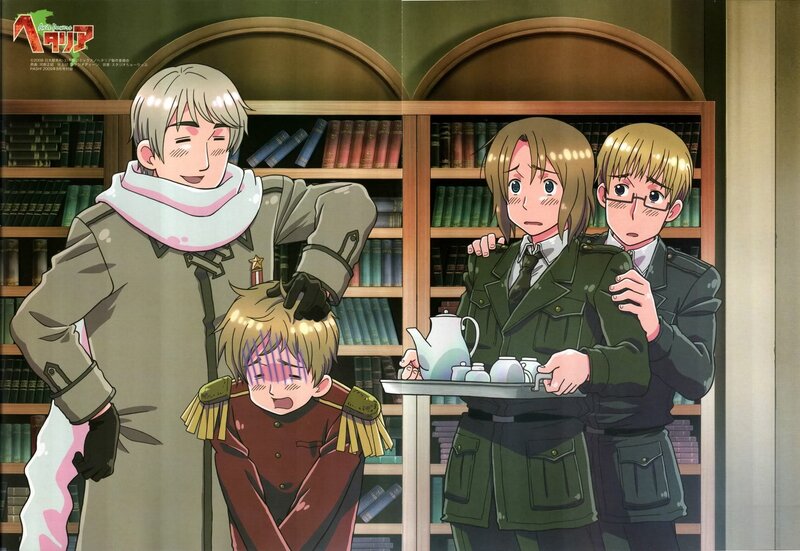 Three Boys in Military Uniforms