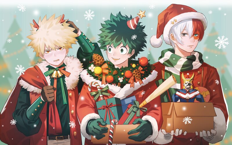 Three Boys in Winter Outfits