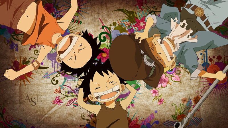 Three Boys Lying Down