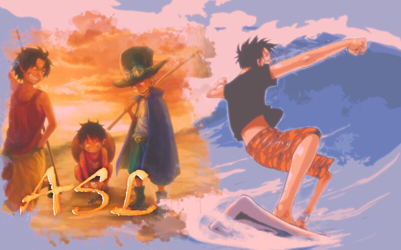 Three Boys on a Beach