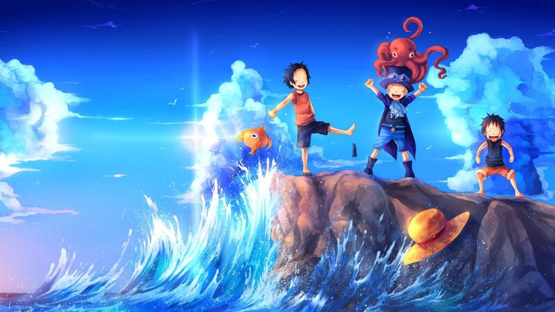Three Boys on a Rock