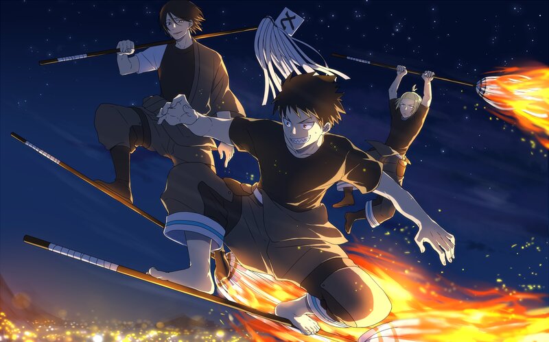 Three Boys on Fire