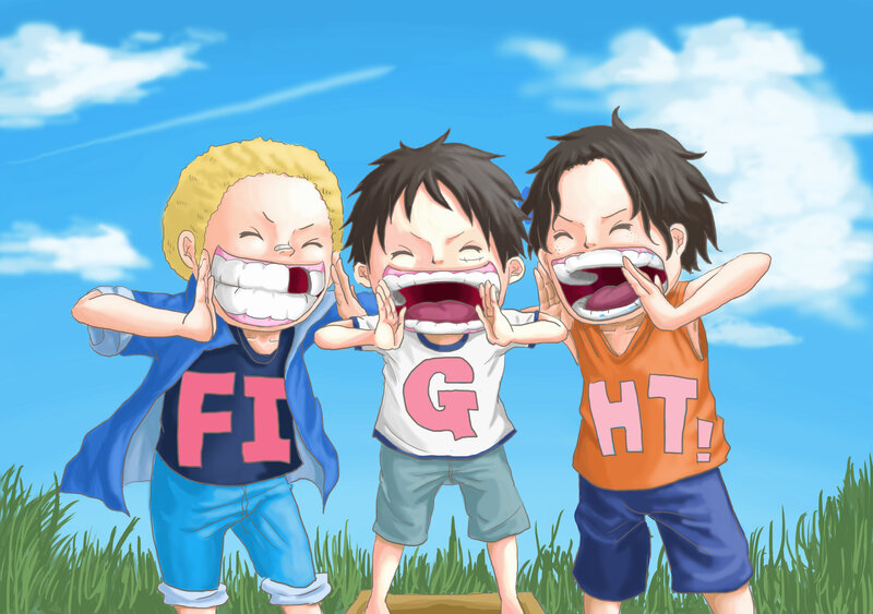 Three Boys Shouting