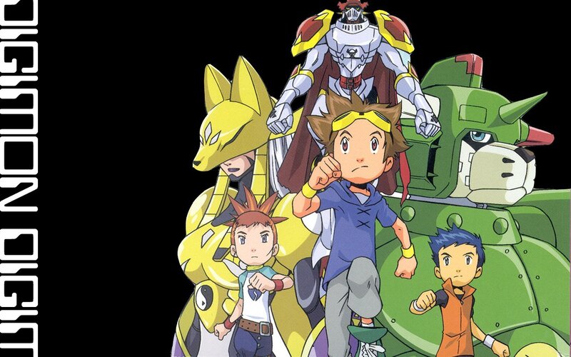 Three Boys with Digimon
