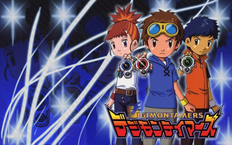 Three Boys with Digivices