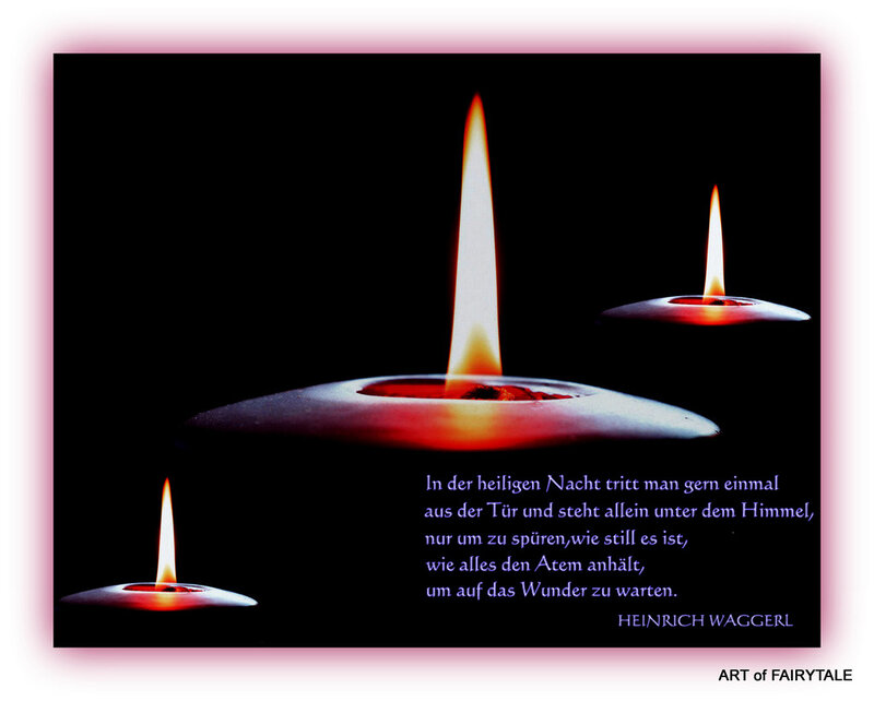 Three Candles Burning — Black