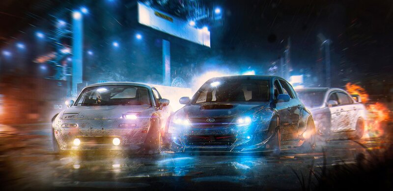 Three Cars in Crash