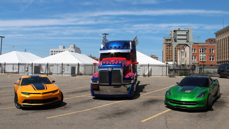 Three Cars in Parking Lot