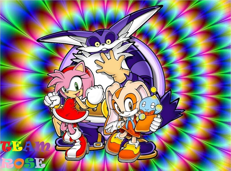 Three Cartoon Characters — Rainbow