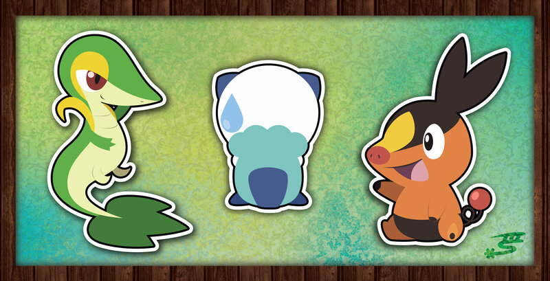 Three Cartoon Creatures