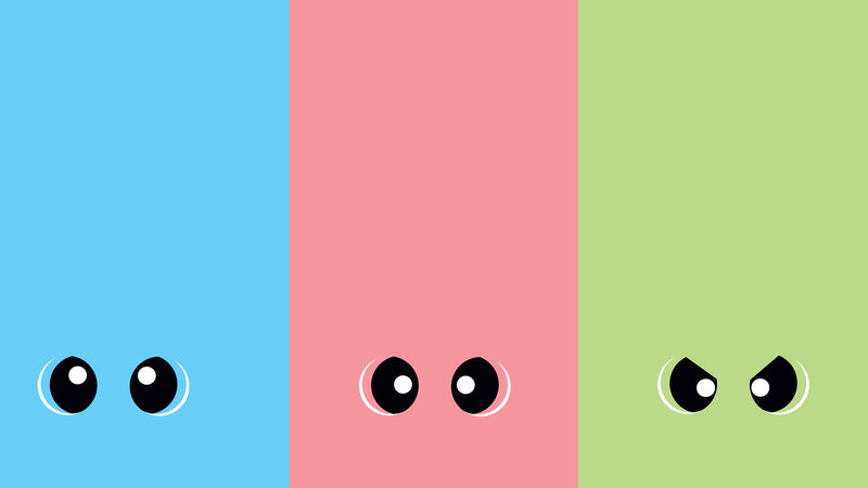 Three Cartoon Eyes