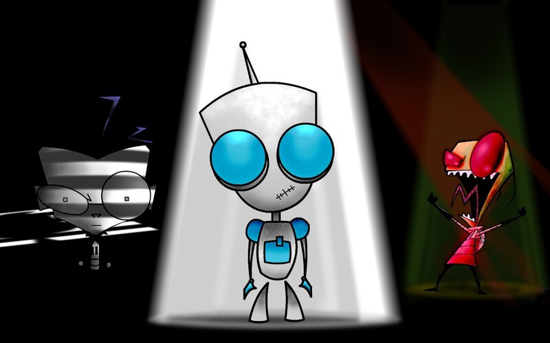 Three Cartoon Robots