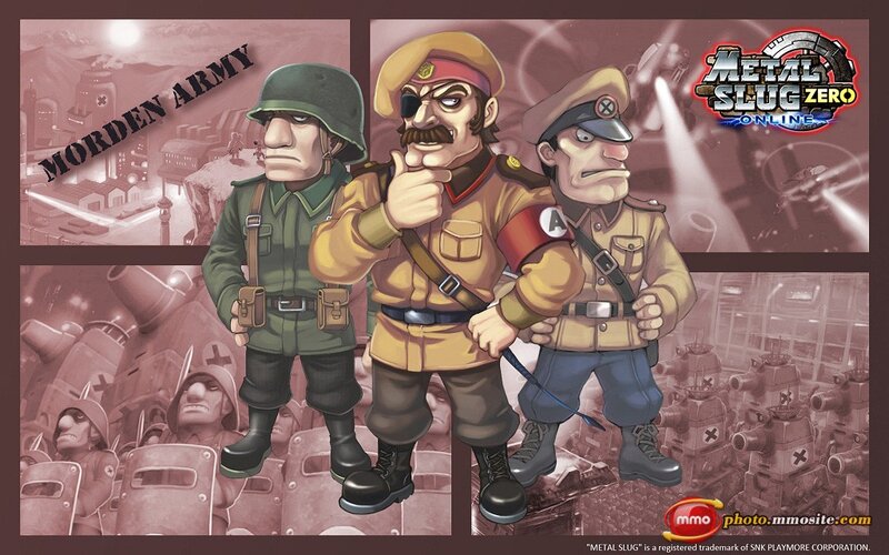 Three Cartoon Soldiers