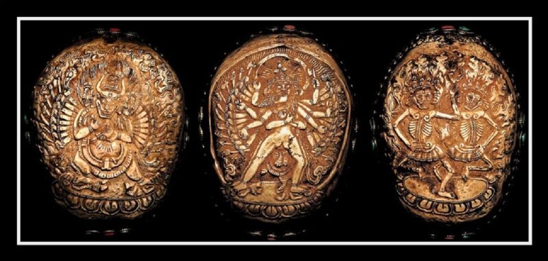 Three Carved Bone Objects