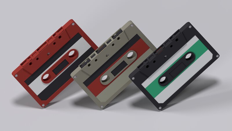 Three Cassette Tapes