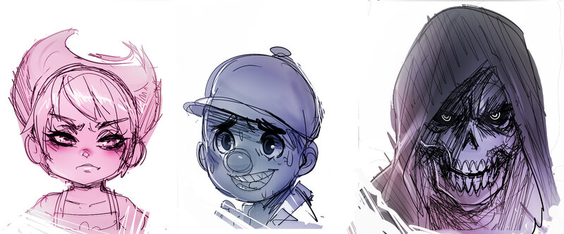 Three Character Sketches