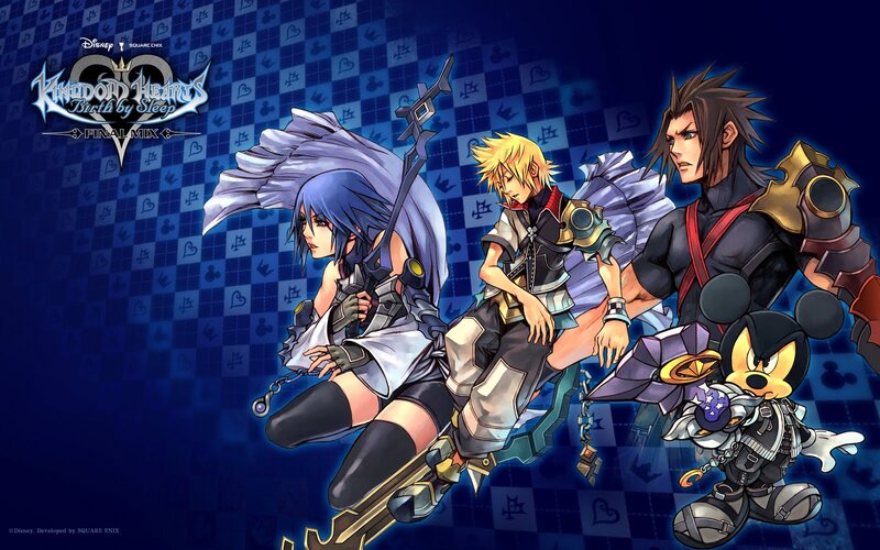 Three Characters and a Mouse — Blue, Dramatic
