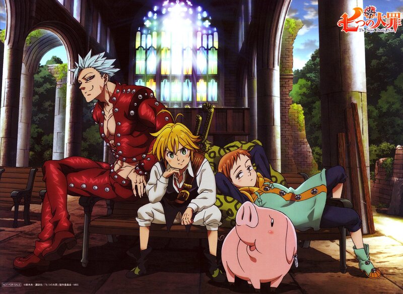 Three Characters and a Pig — Red