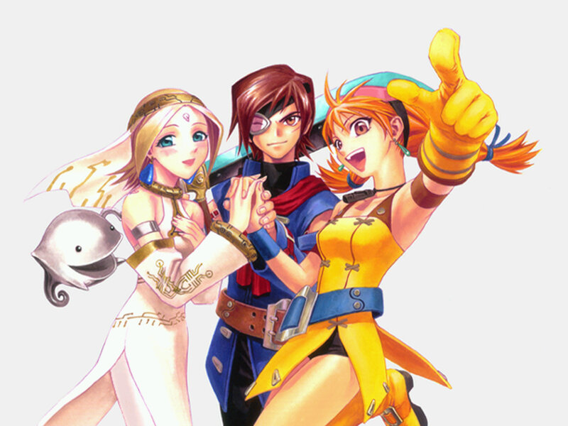 Three characters from a fantasy game