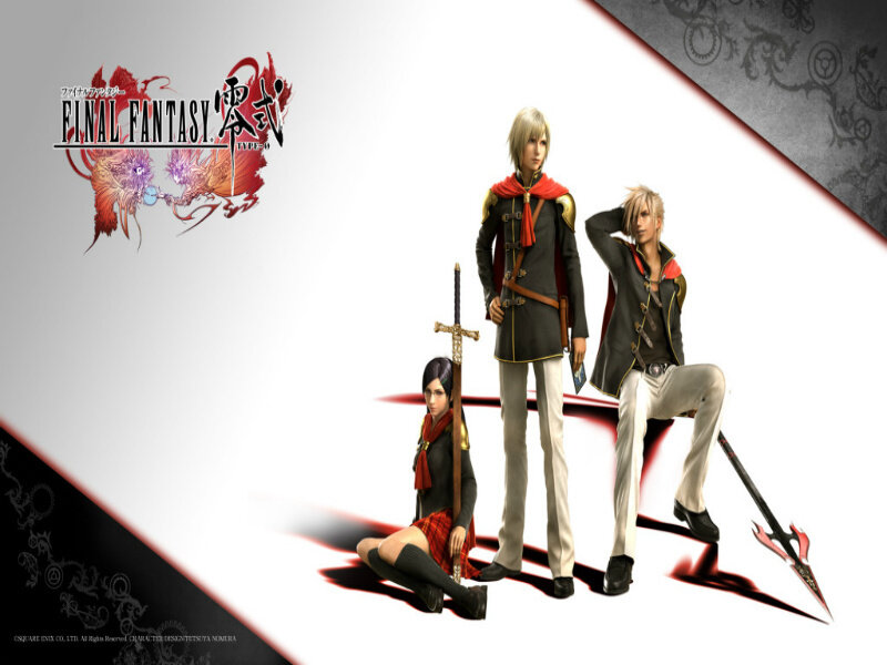 Three Characters from a Game — White