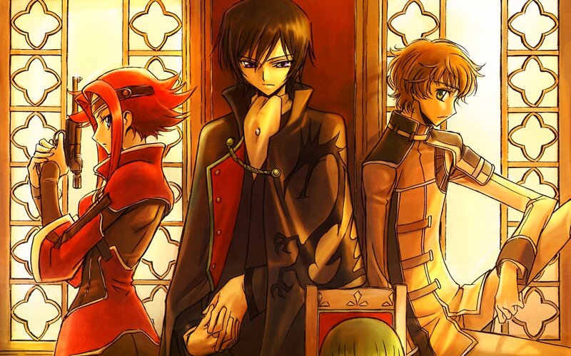 Three characters in a room
