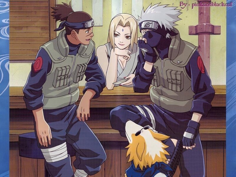 Three Characters in a Room — Blue