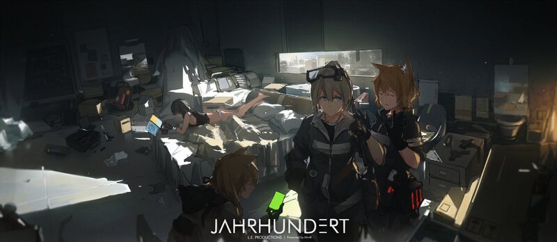 Three Characters in a Room — Gray, Dramatic