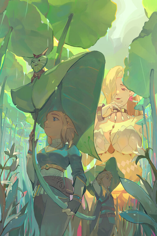 Three Characters in a Swamp