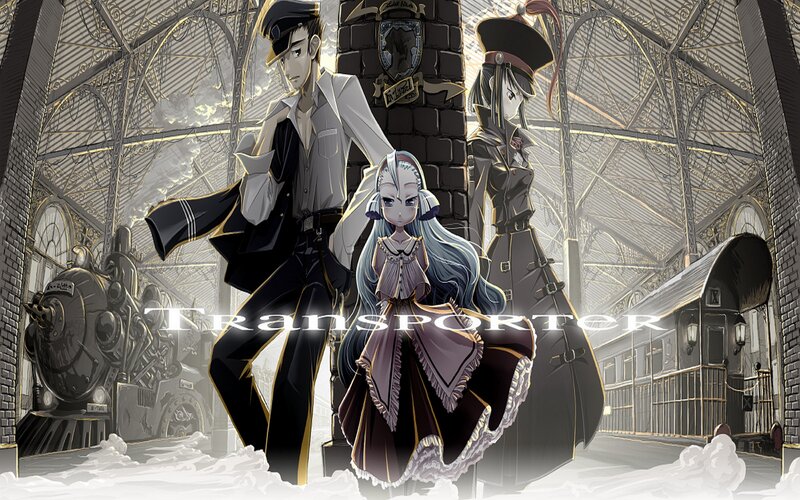 Three Characters in a Train Station