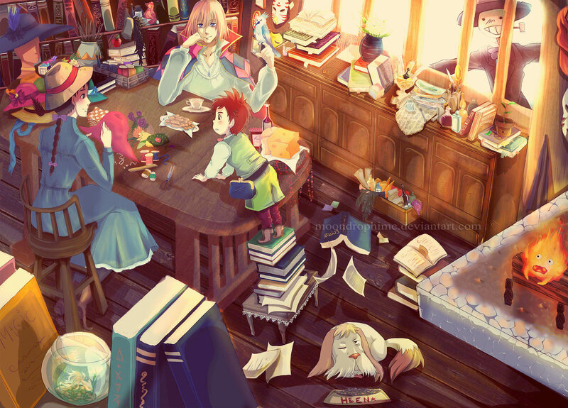 Three Characters in a Workshop
