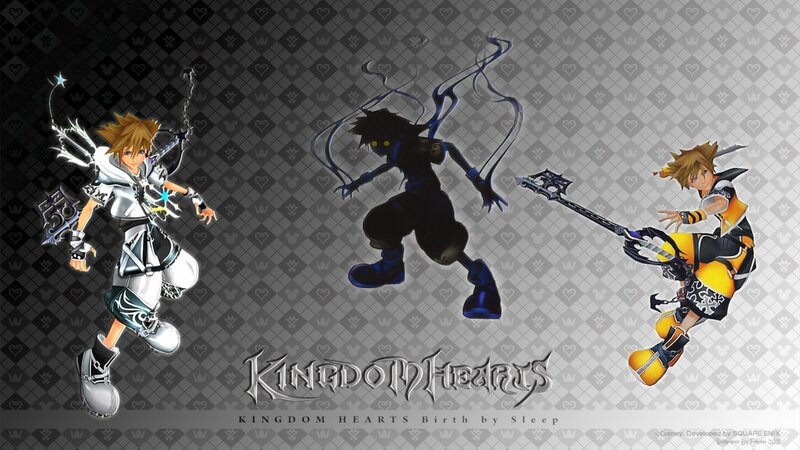 Three Characters in Action Poses
