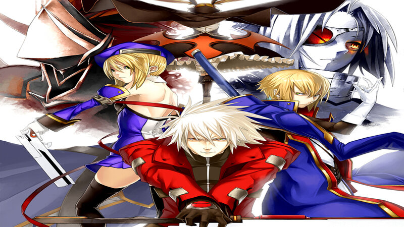 Three Characters in Action — Red, Dramatic, Anime, Sword