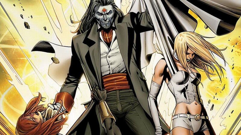 Three Characters in Action — Yellow, Dramatic, Comic