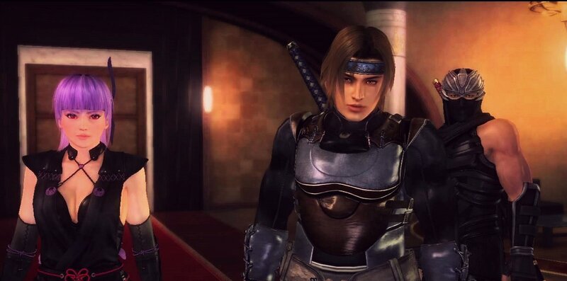 Three Characters in Armor — Black, Dramatic
