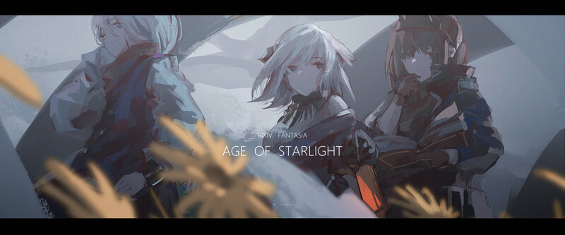 Three Characters in Armor — Gray, Dramatic, Digital Art