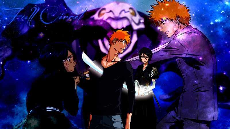 Three Characters in Battle — Blue, Dramatic