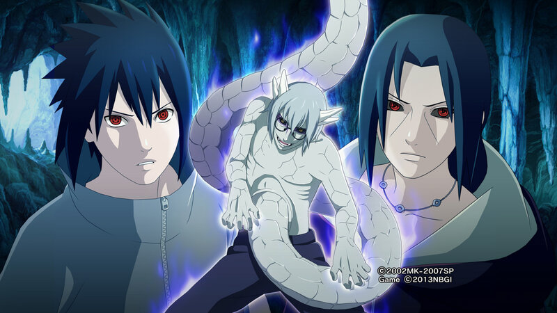 Three Characters in Cave — Blue