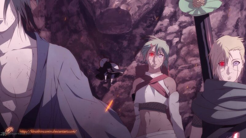 Three Characters in Cave