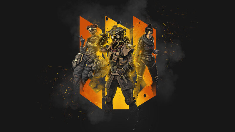 Three Characters in Combat Gear — Black