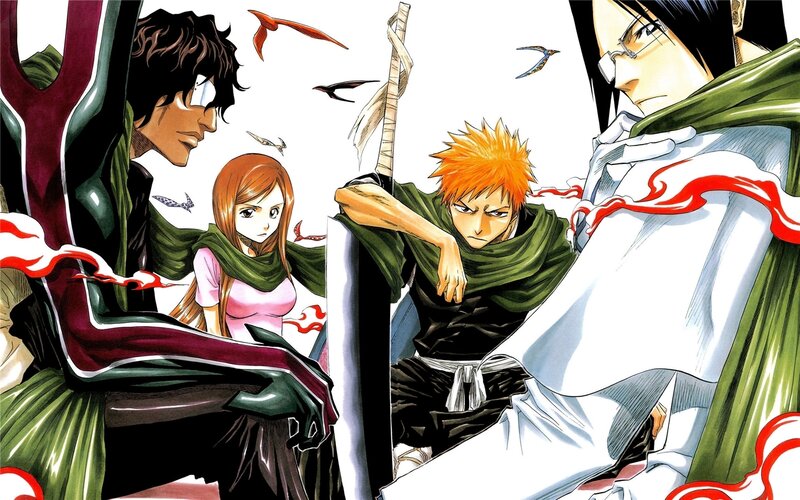 Three Characters in Combat